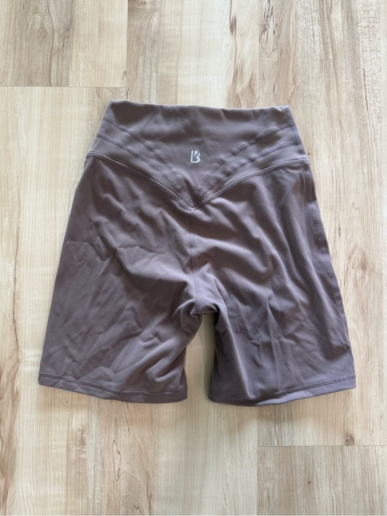 Buffbunny Collection Pants - BuffBunny Brown High waisted Biker Shorts in Mocha Berry